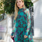 Vestido Alice Turquesa y Morado AL07 The Nook Store