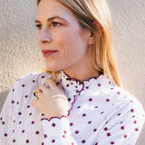 Camisa Chloe Blanca Flores Pequeñas