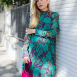 Vestido Alice Turquesa y Morado AL07 The Nook Store