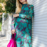 Vestido Alice Turquesa y Morado AL07 The Nook Store