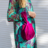 Bolso Asa Terciopelo Buganvilla