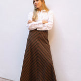 Falda Carola Verde Rayas Terra FAL03 thenookstore-new
