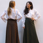 Falda Carola Verde Rayas Terra FAL03 thenookstore-new