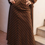 Falda Carola Verde Rayas Terra FAL03 thenookstore-new