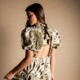 Vestido Lucia Crudo y Kaki Vest27-The Nook Store