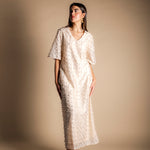 Vestido Agnes Points Crudo VEST32-The Nook Store