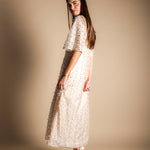 Vestido Agnes Points Crudo VEST32-The Nook Store