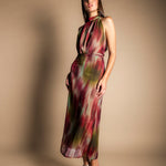 Vestido Rochi Degradado Verde y Burdeos Vest33-The Nook Store