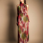 Vestido Rochi Degradado Verde y Burdeos Vest33-The Nook Store