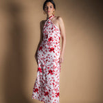 Top Vera Blanco Flores Rojas TOP02-The Nook Store