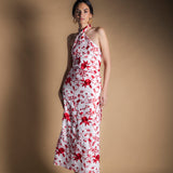 Top Vera Blanco Flores Rojas TOP02-The Nook Store