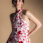 Top Vera Blanco Flores Rojas TOP02-The Nook Store