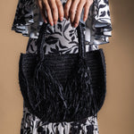 Bolso De Mano Rafia Sylvie-The Nook Store