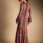 Vestido Tropical Paisley Mostaza y Rosa-The Nook Store