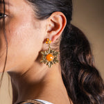 Pendientes Corona Flores PEN209-The Nook Store