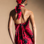 Top Vera Rojo Flores Negras TOP01-The Nook Store