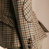 Chaqueta Country Cuadros Pequeños Verde CHQ01