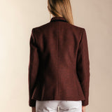 Manteau Mery Vert Kaki / Rayures Fraise