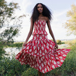 Falda Fabiana Tigre Rojo FAL26-The Nook Store