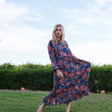 Vestido Amina Azul Vest24-The Nook Store