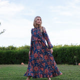 Vestido Amina Azul Vest24-The Nook Store