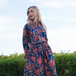 Vestido Amina Azul Vest24-The Nook Store