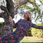 Vestido Amina Azul Vest24-The Nook Store