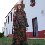 Vestido Amina Verde Vest25-The Nook Store