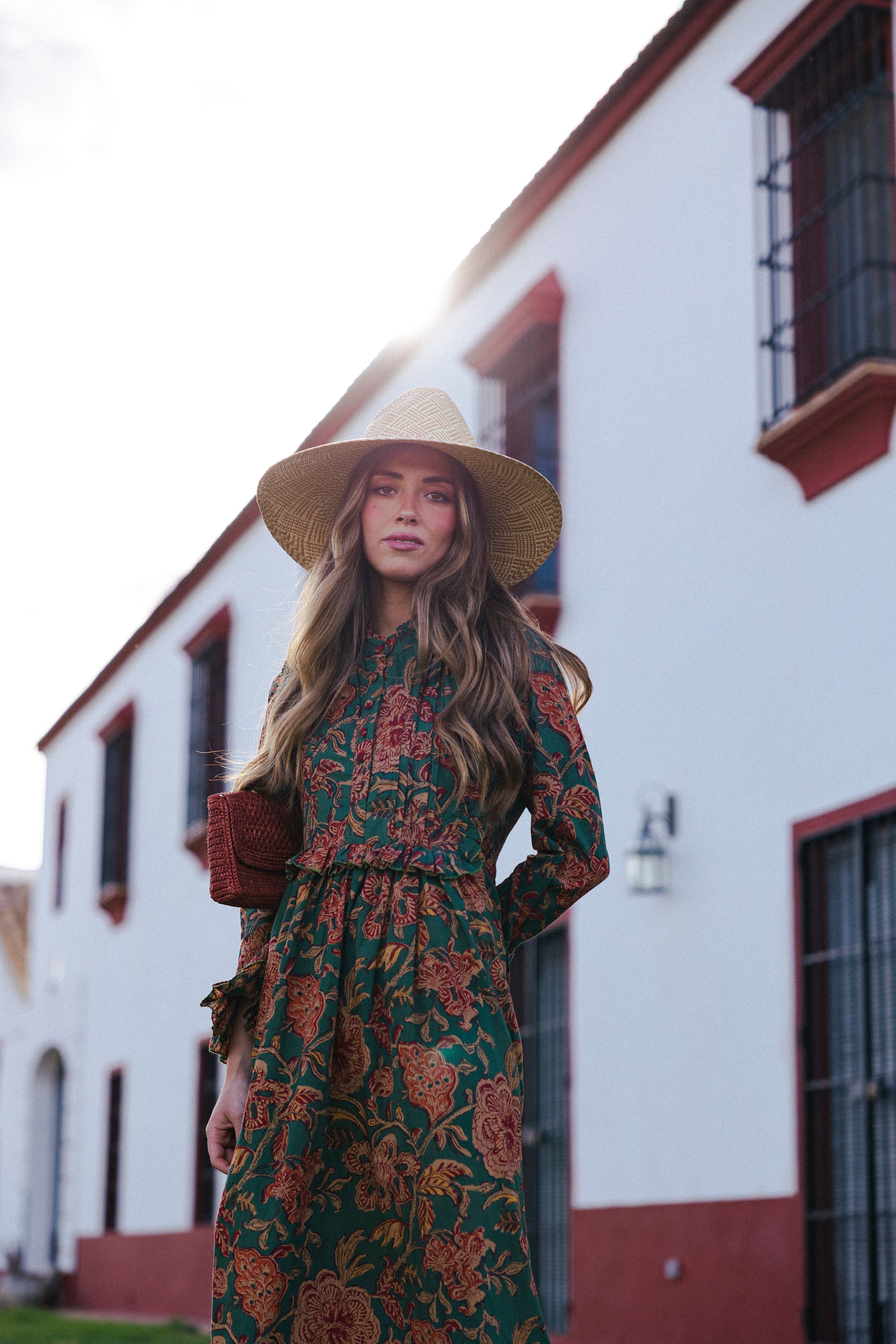 Vestido Amina Verde Vest25-The Nook Store