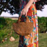 Bolso Rafia Toamasina Brown Natural-The Nook Store