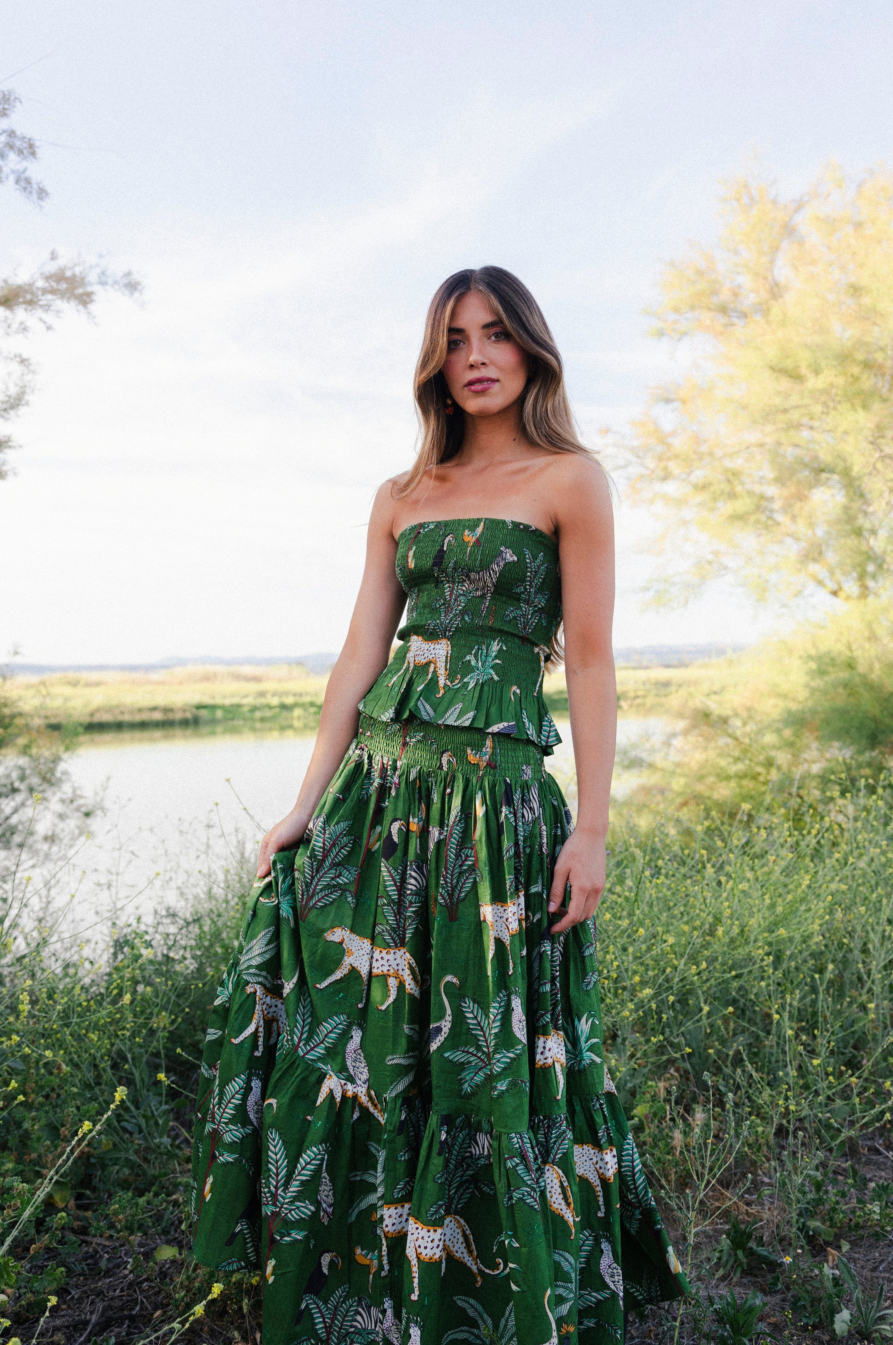 Top Fabiana Cheetah Verde TOP07-The Nook Store
