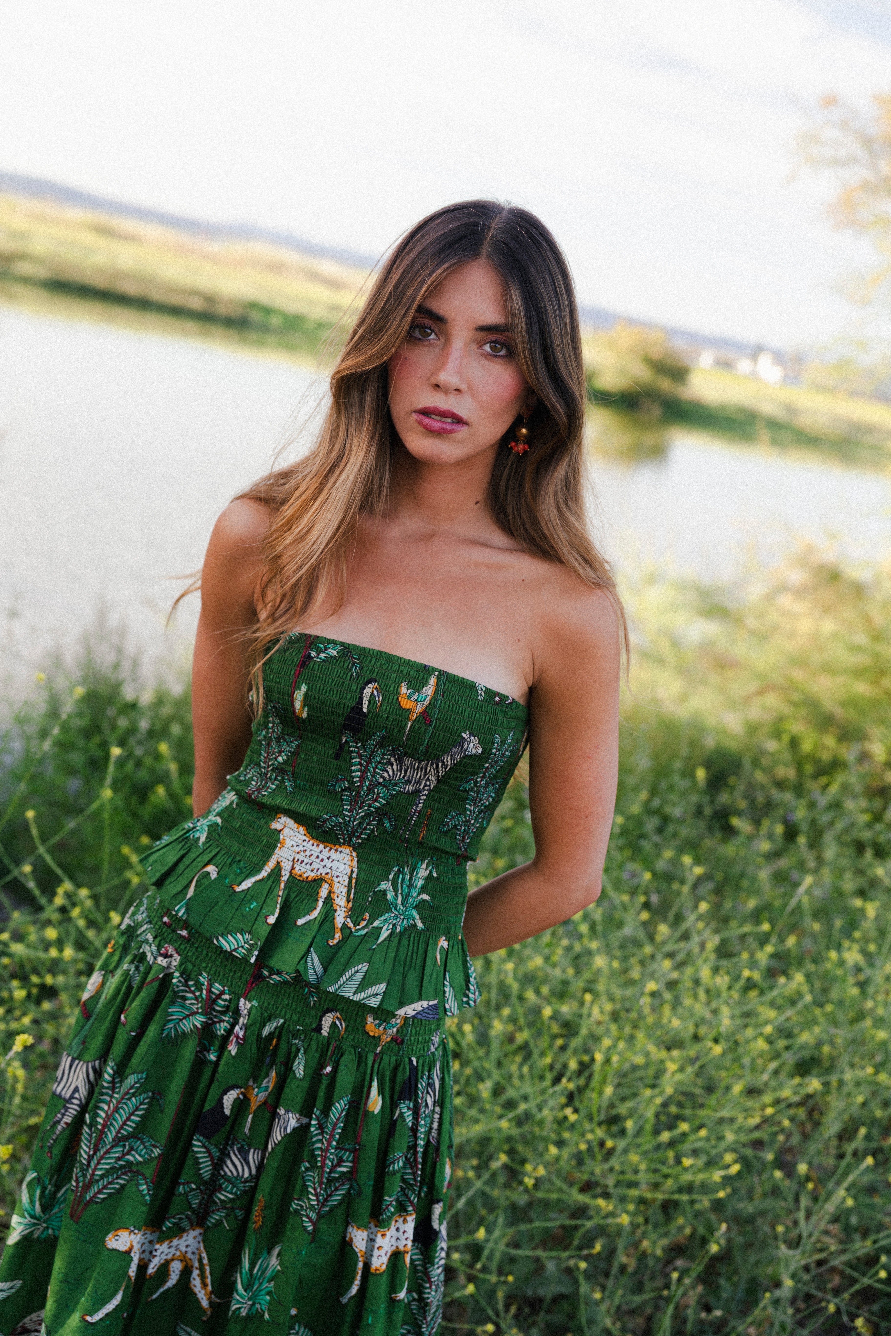 Top Fabiana Cheetah Verde TOP07-The Nook Store