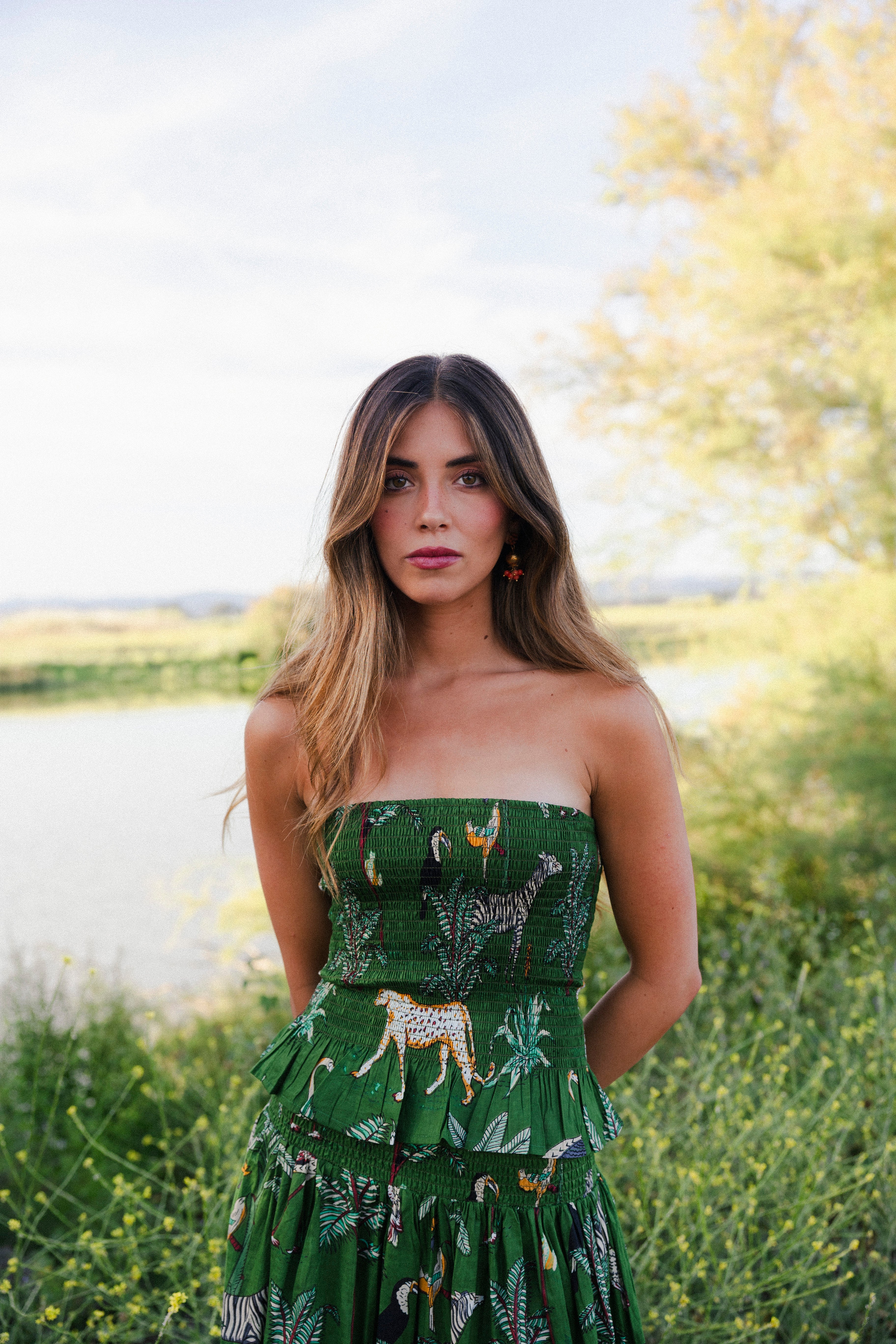 Top Fabiana Cheetah Verde TOP07-The Nook Store