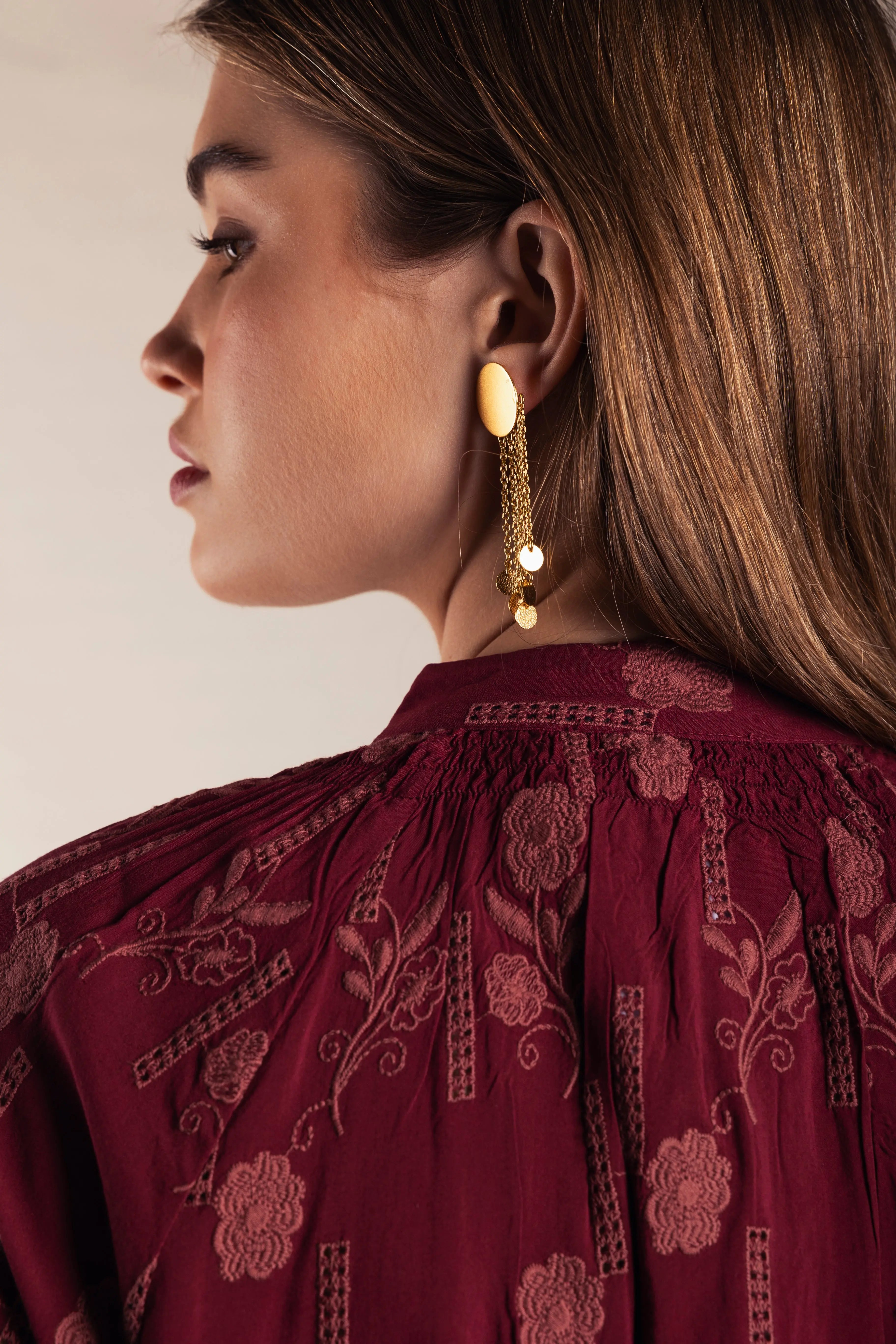 Camisa Emira Wine The Nook Store