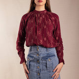 Camisa Emira Wine The Nook Store