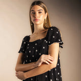 Antoniette Black Dress