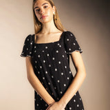 Antoniette Black Dress