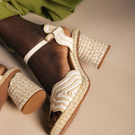 Sandalia Danae Blanco-The Nook Store