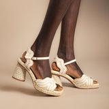 Sandalia Danae Blanco-The Nook Store