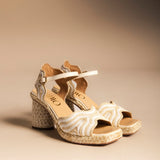 Sandalia Danae Blanco-The Nook Store