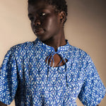 Vestido Ziel Print Azul-The Nook Store