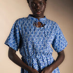 Vestido Ziel Print Azul-The Nook Store