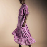 Vestido Ziel Print Morado-The Nook Store