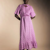 Vestido Ziel Print Morado-The Nook Store