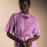 Vestido Ziel Print Morado-The Nook Store