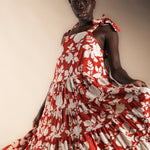 Vestido Flores Teja-The Nook Store