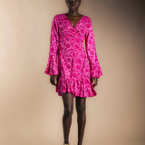 Vestido/Kimono Kinari Rosa Corto-The Nook Store