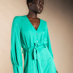 Vestido Gia Verde Agua-The Nook Store