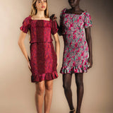Vestido Elika Burdeos-The Nook Store