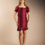 Vestido Elika Burdeos-The Nook Store